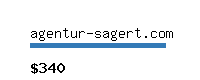 agentur-sagert.com Website value calculator