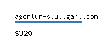 agentur-stuttgart.com Website value calculator