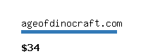 ageofdinocraft.com Website value calculator