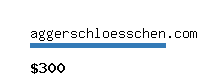 aggerschloesschen.com Website value calculator