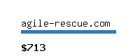 agile-rescue.com Website value calculator