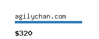 agilychan.com Website value calculator