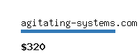 agitating-systems.com Website value calculator