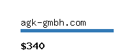 agk-gmbh.com Website value calculator