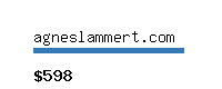 agneslammert.com Website value calculator