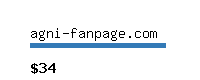 agni-fanpage.com Website value calculator