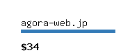 agora-web.jp Website value calculator