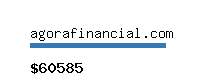 agorafinancial.com Website value calculator