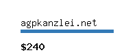 agpkanzlei.net Website value calculator