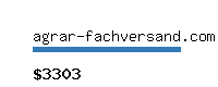 agrar-fachversand.com Website value calculator