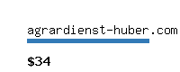 agrardienst-huber.com Website value calculator