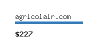 agricolair.com Website value calculator