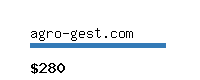 agro-gest.com Website value calculator