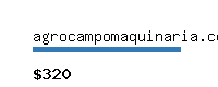 agrocampomaquinaria.com Website value calculator