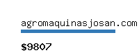 agromaquinasjosan.com Website value calculator