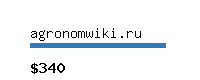 agronomwiki.ru Website value calculator