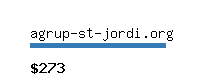 agrup-st-jordi.org Website value calculator