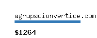 agrupacionvertice.com Website value calculator