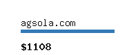 agsola.com Website value calculator