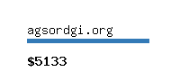 agsordgi.org Website value calculator