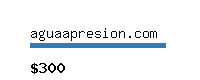 aguaapresion.com Website value calculator