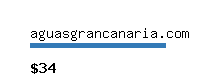 aguasgrancanaria.com Website value calculator