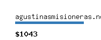 agustinasmisioneras.net Website value calculator