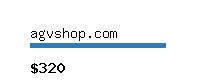 agvshop.com Website value calculator