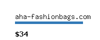 aha-fashionbags.com Website value calculator