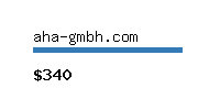 aha-gmbh.com Website value calculator