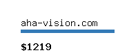 aha-vision.com Website value calculator