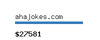 ahajokes.com Website value calculator