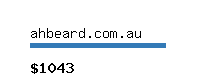 ahbeard.com.au Website value calculator