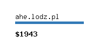 ahe.lodz.pl Website value calculator