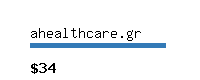 ahealthcare.gr Website value calculator