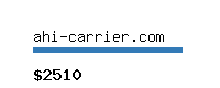ahi-carrier.com Website value calculator