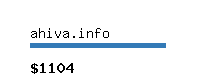 ahiva.info Website value calculator