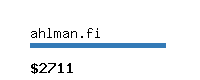 ahlman.fi Website value calculator