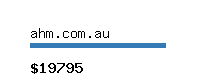 ahm.com.au Website value calculator