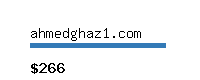 ahmedghaz1.com Website value calculator
