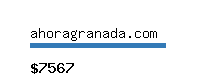 ahoragranada.com Website value calculator