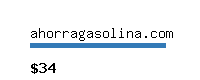 ahorragasolina.com Website value calculator