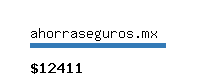 ahorraseguros.mx Website value calculator