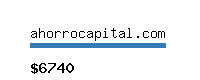 ahorrocapital.com Website value calculator