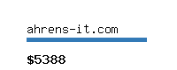 ahrens-it.com Website value calculator