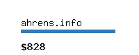 ahrens.info Website value calculator