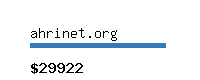 ahrinet.org Website value calculator