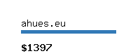 ahues.eu Website value calculator