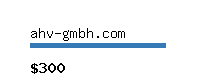 ahv-gmbh.com Website value calculator