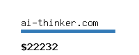 ai-thinker.com Website value calculator